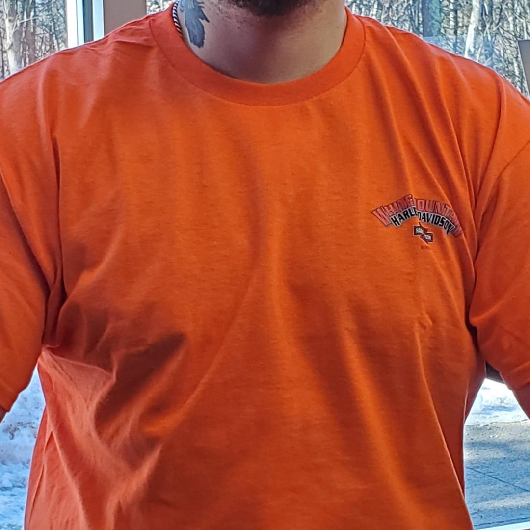 White Mountain Moose Crossing T-Shirt Orange