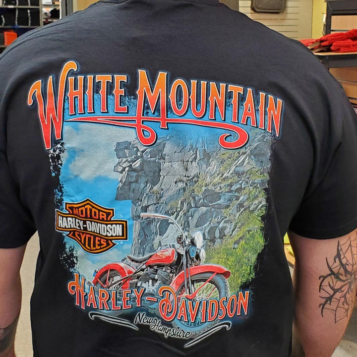 White Mountain Monument T-Shirt Black