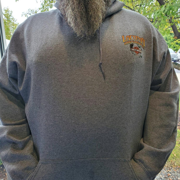 Laconia Halloween '24 Hooded Sweatshirt Gray