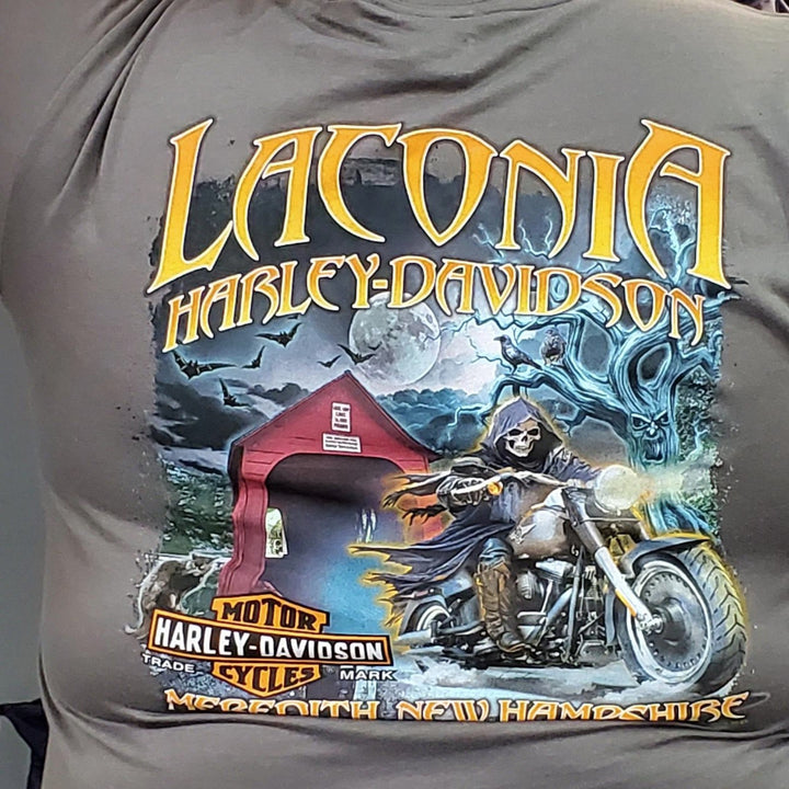 Laconia Halloween '24 Women's V-Neck T-Shirt Dark Gray