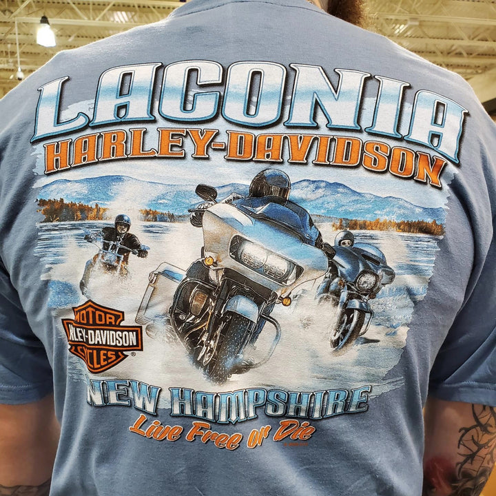 Laconia Ice Riders T-Shirt Slate Blue