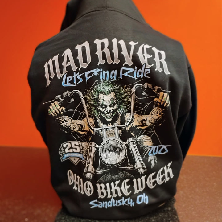 Mad River Ohio Bike Week '25 Joker Hoodie Black