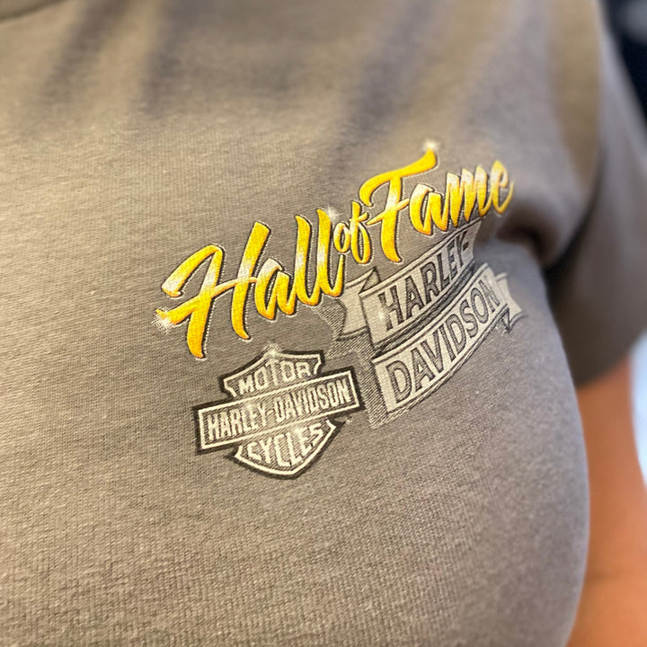 Hall of Fame Trophy Bike T-Shirt Charcoal