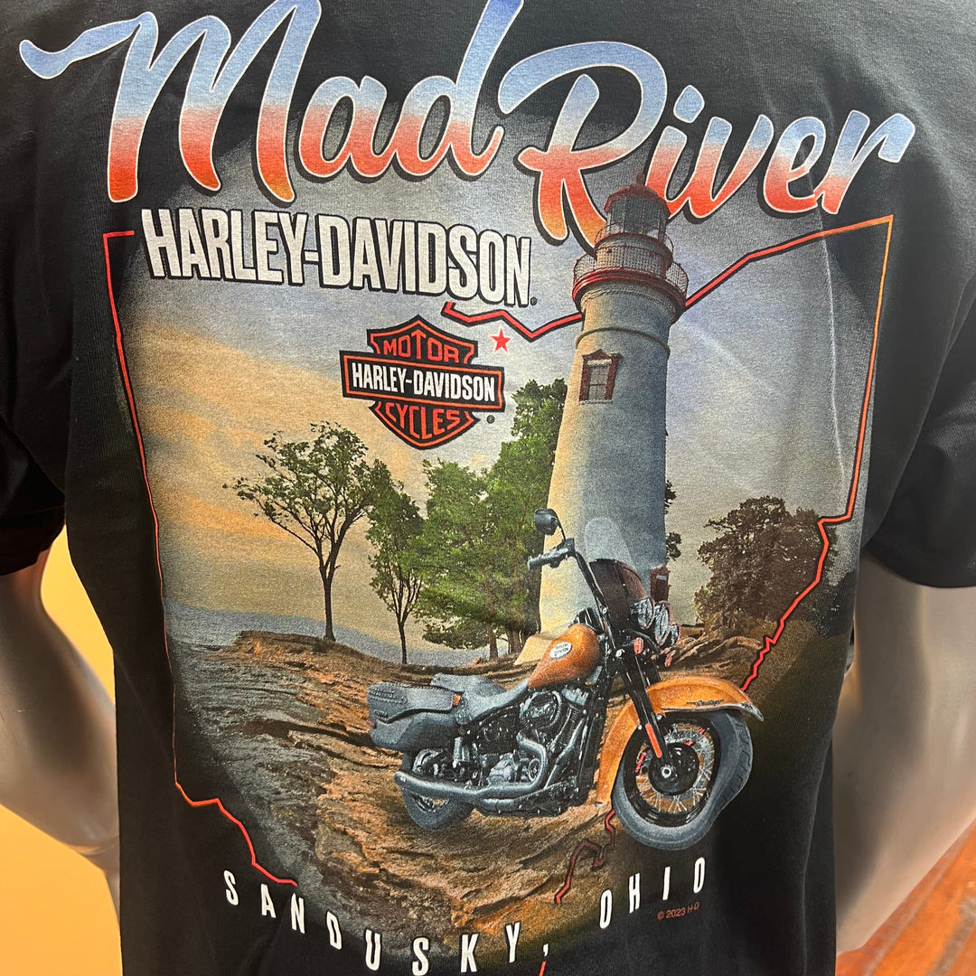Mad River Lighthouse T-Shirt Black