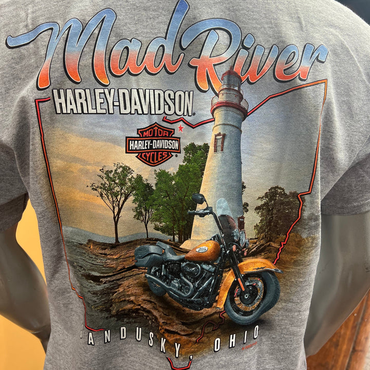 Mad River Lighthouse T-Shirt Heather Gray