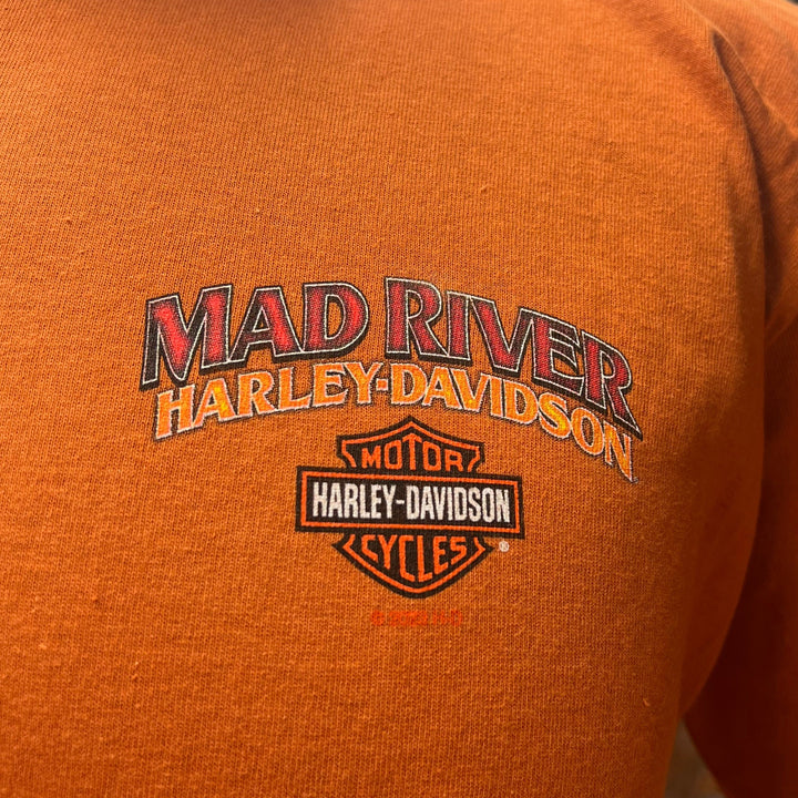 Mad River Sunset Bike T-Shirt Texas Orange