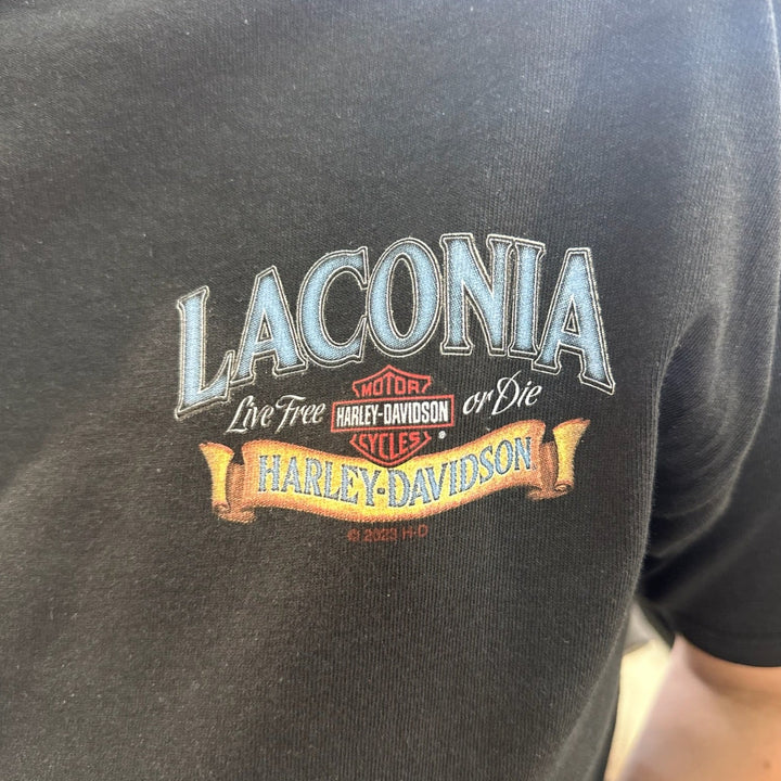 Laconia Covered Bridge T-Shirt Black