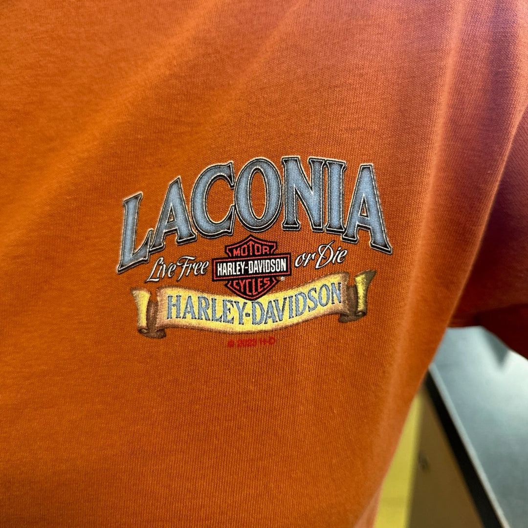 Laconia Covered Bridge T-Shirt Texas Orange