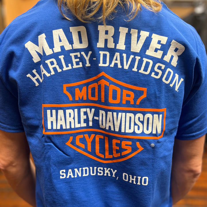 Mad River Basic Dealership T-Shirt Royal Blue