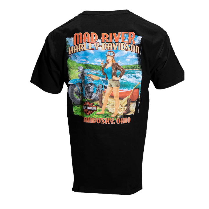 Mad River Lake Pinup T-Shirt Black