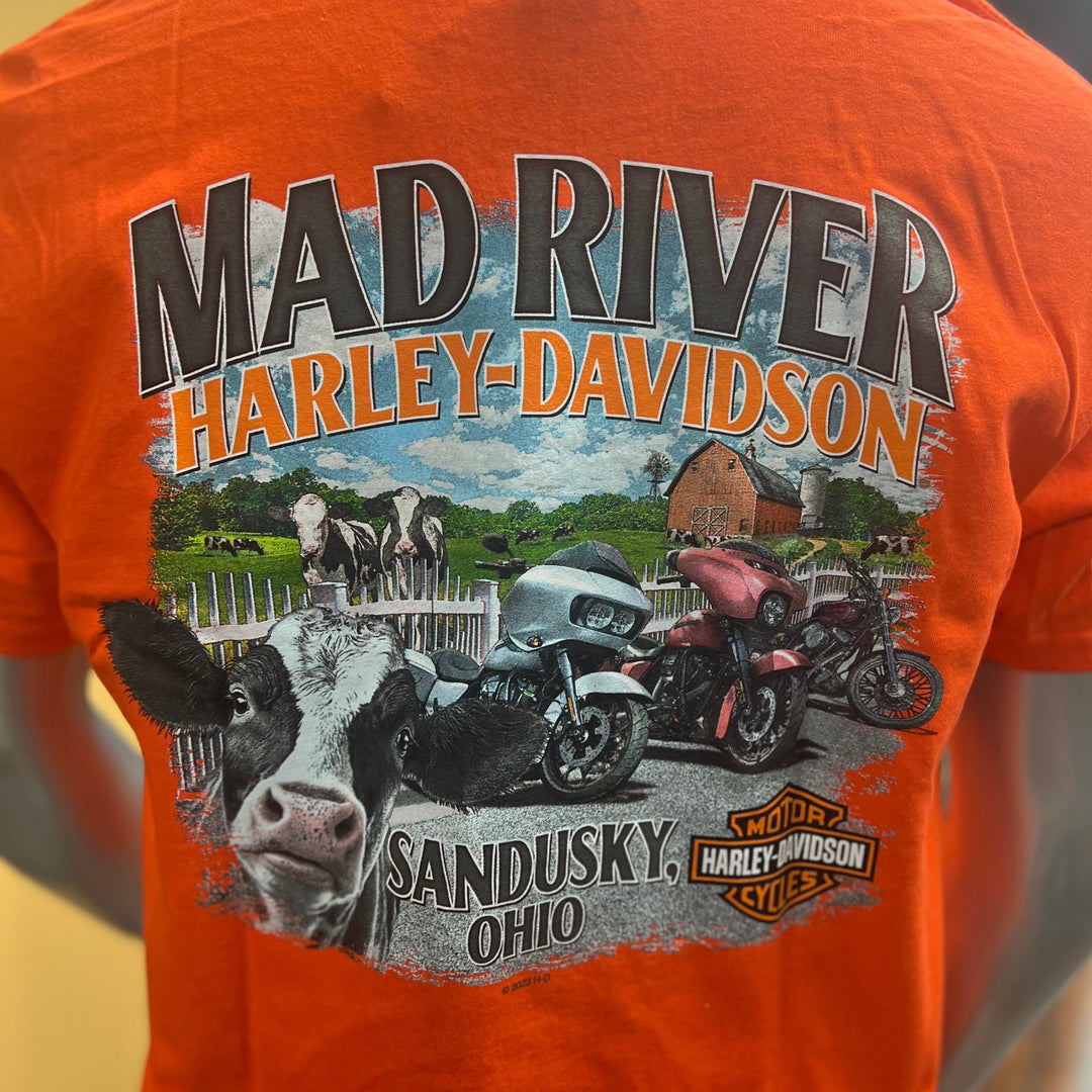 Mad River Dairy Farm T-Shirt Orange