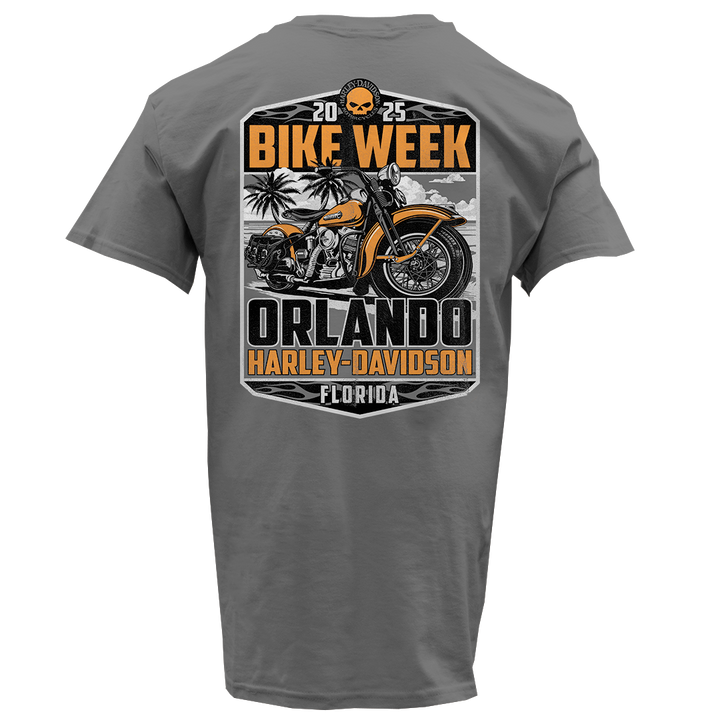 Orlando Bike Week '25 Traditional T-Shirt Charcoal