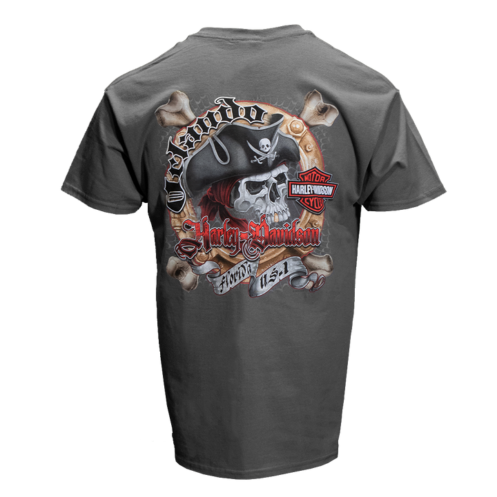 Orlando Chrome Pirate T-Shirt Charcoal