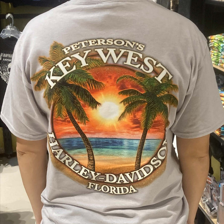 Peterson's Key West Palm Ring T-Shirt Silver