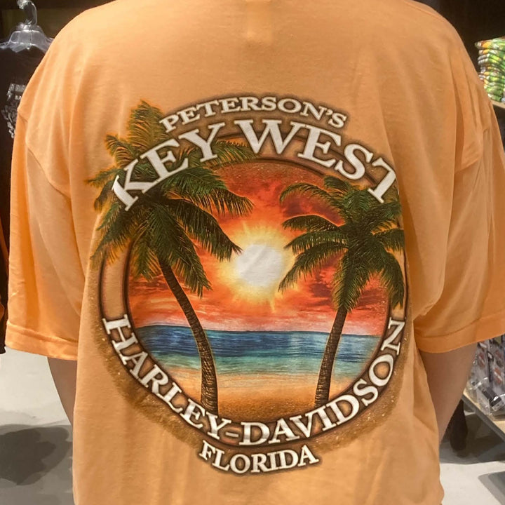 Peterson's Key West Palm Ring T-Shirt Tangerine