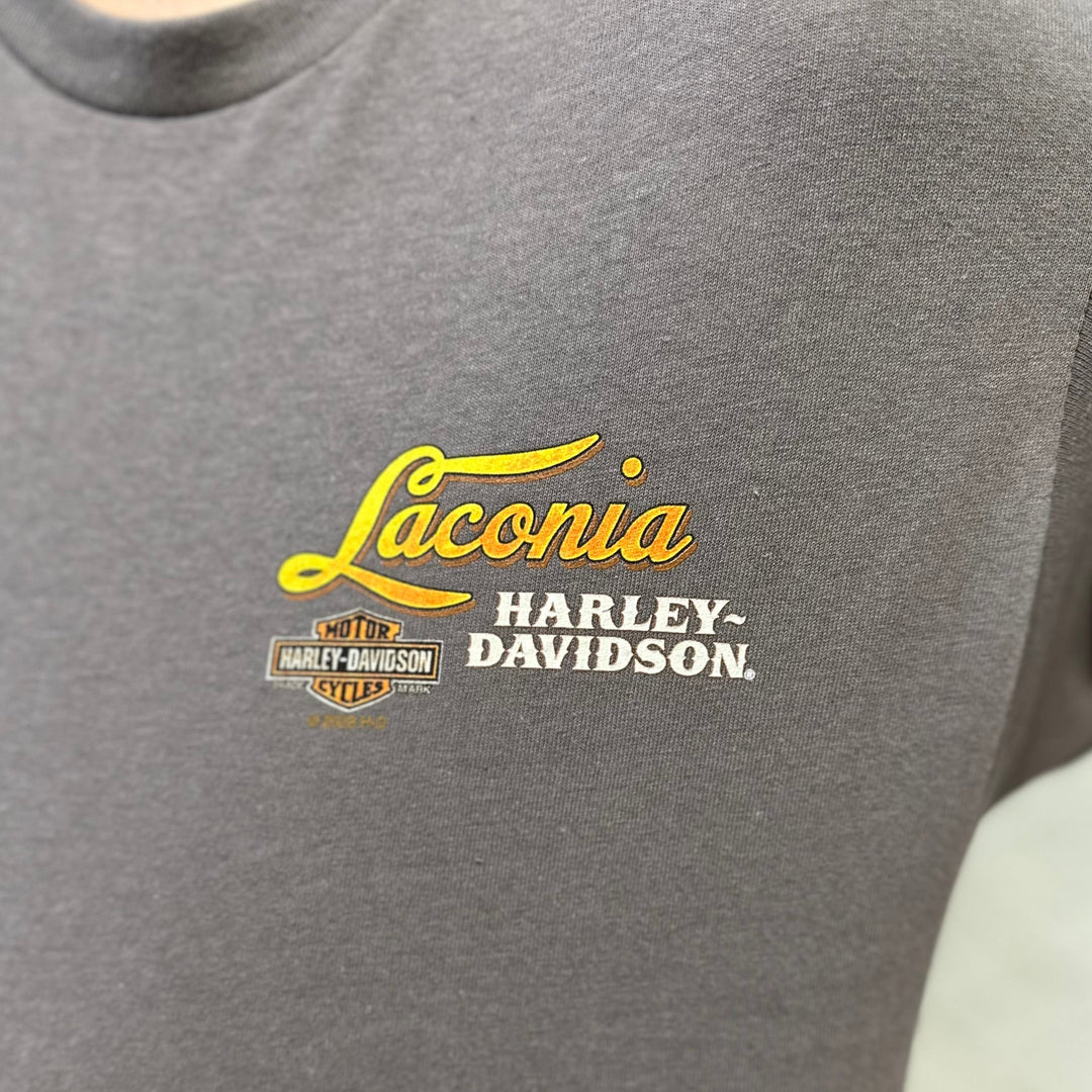 Laconia Nature Badge T-Shirt Charcoal