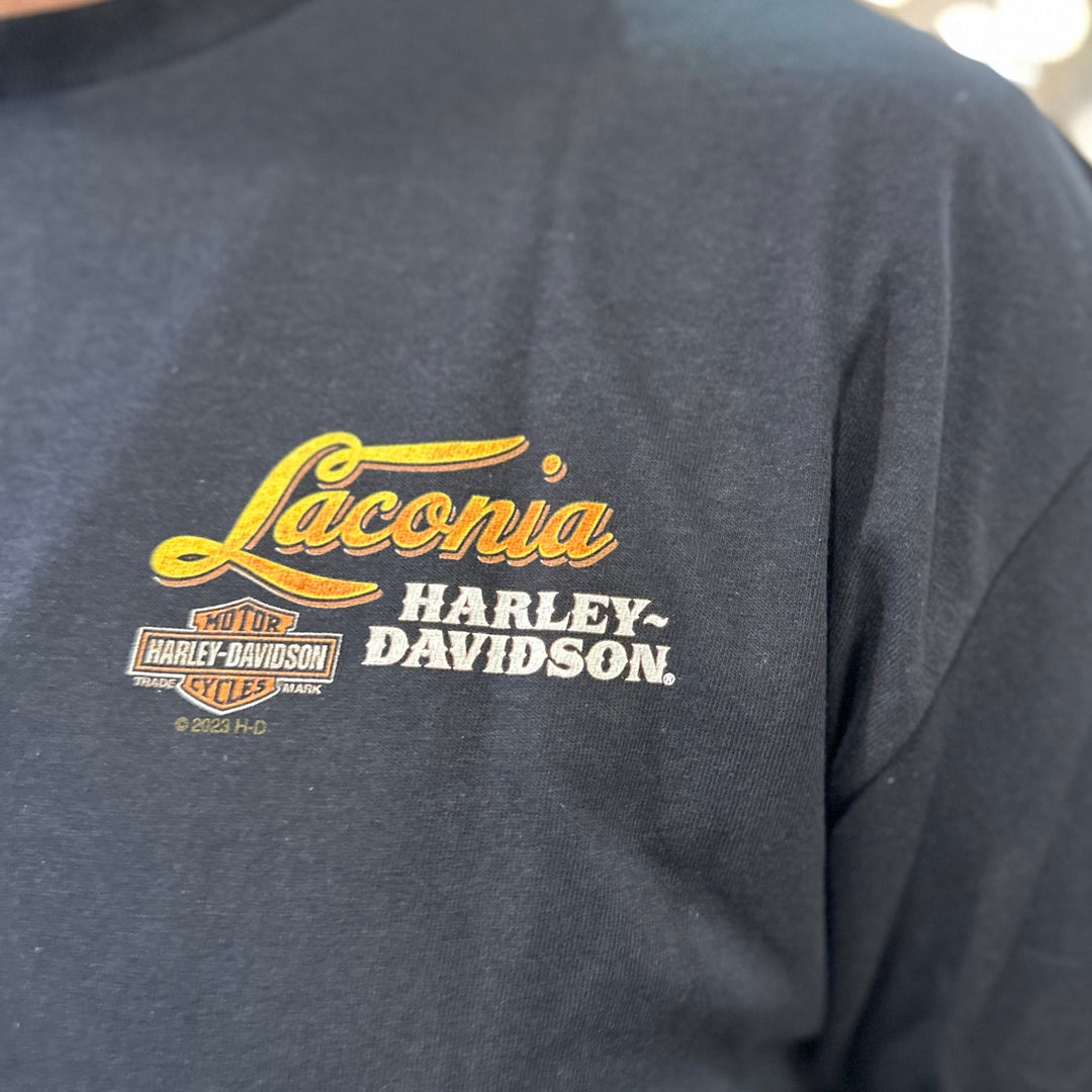 Laconia Nature Badge T-Shirt Black