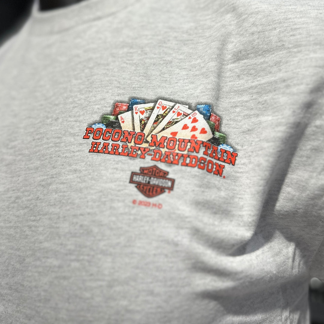 Pocono Mountain Casino T-Shirt Ash Gray