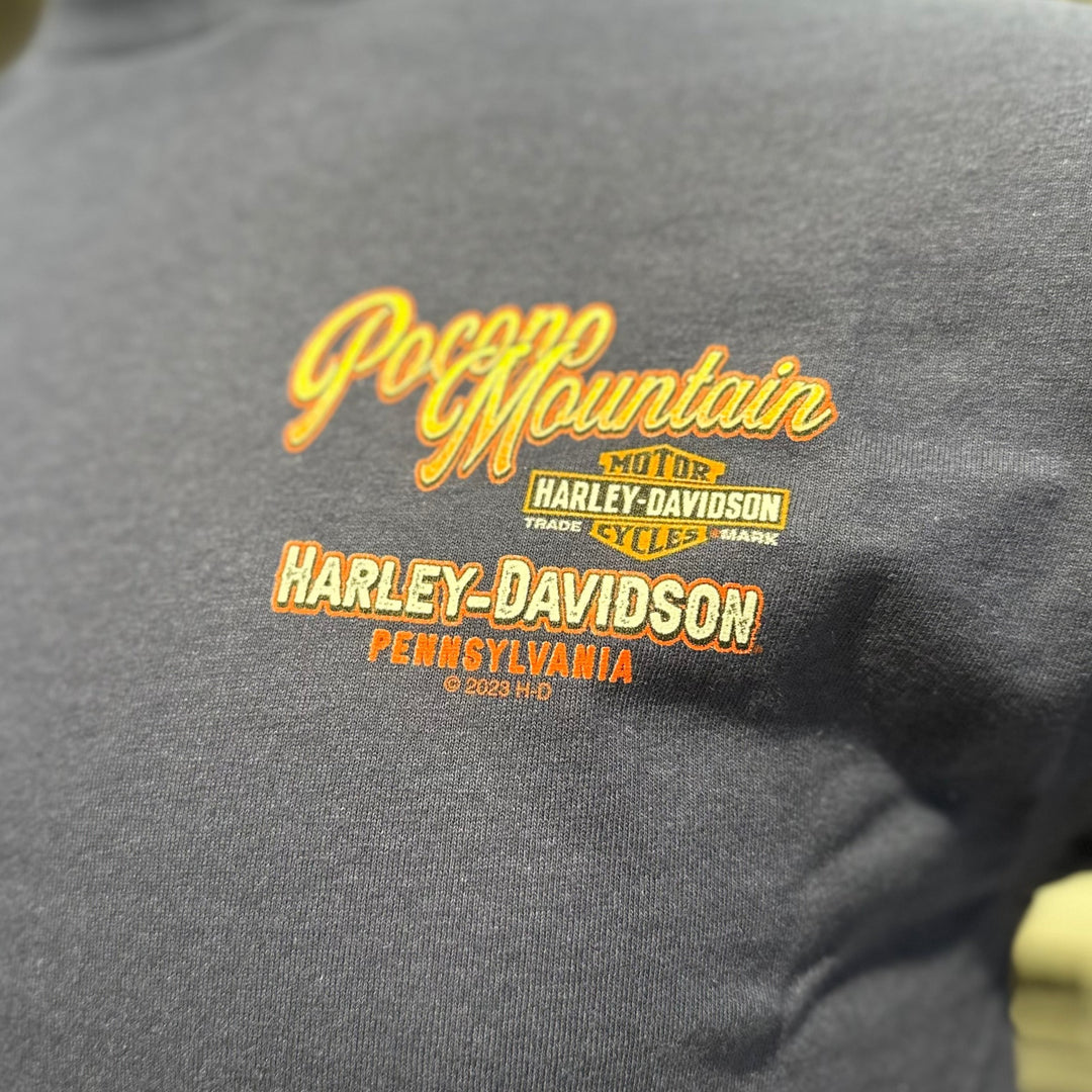 Pocono Mountain Waterfall T-Shirt Navy