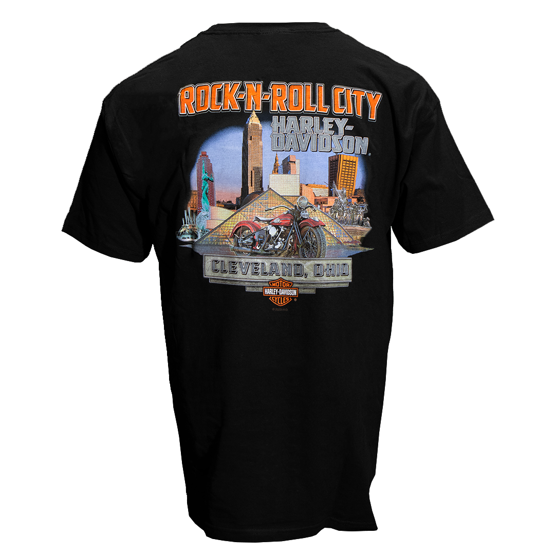 Rock-N-Roll City Collage T-Shirt Black