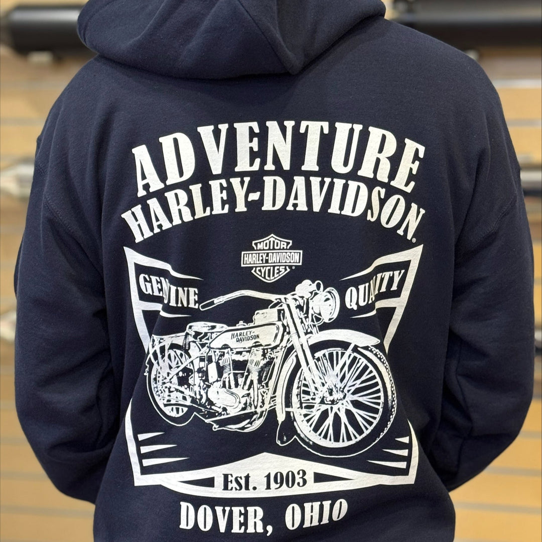 Adventure Pullover Hoodie Navy