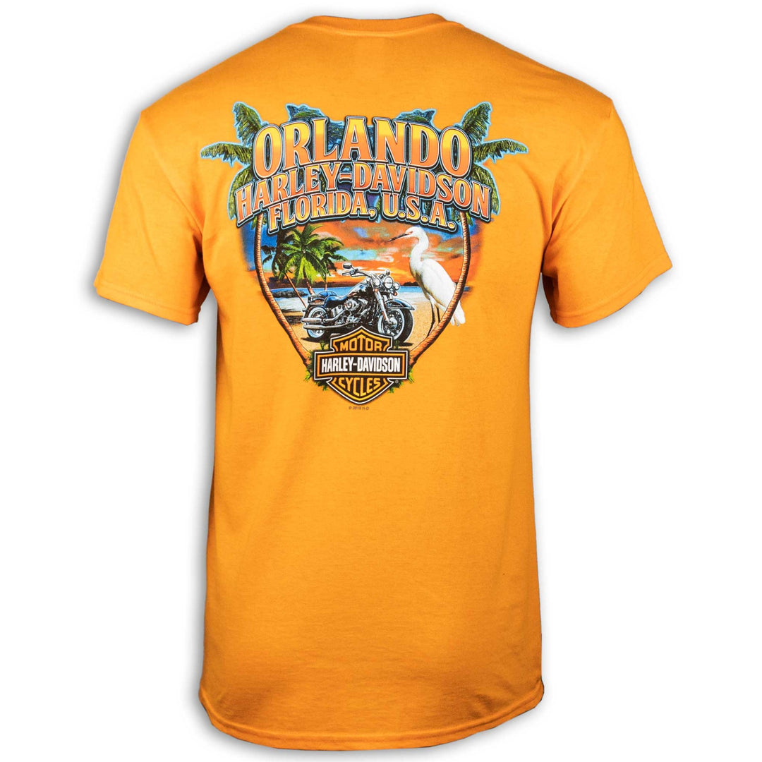 Orlando Tropical Sunset T-Shirt Orange