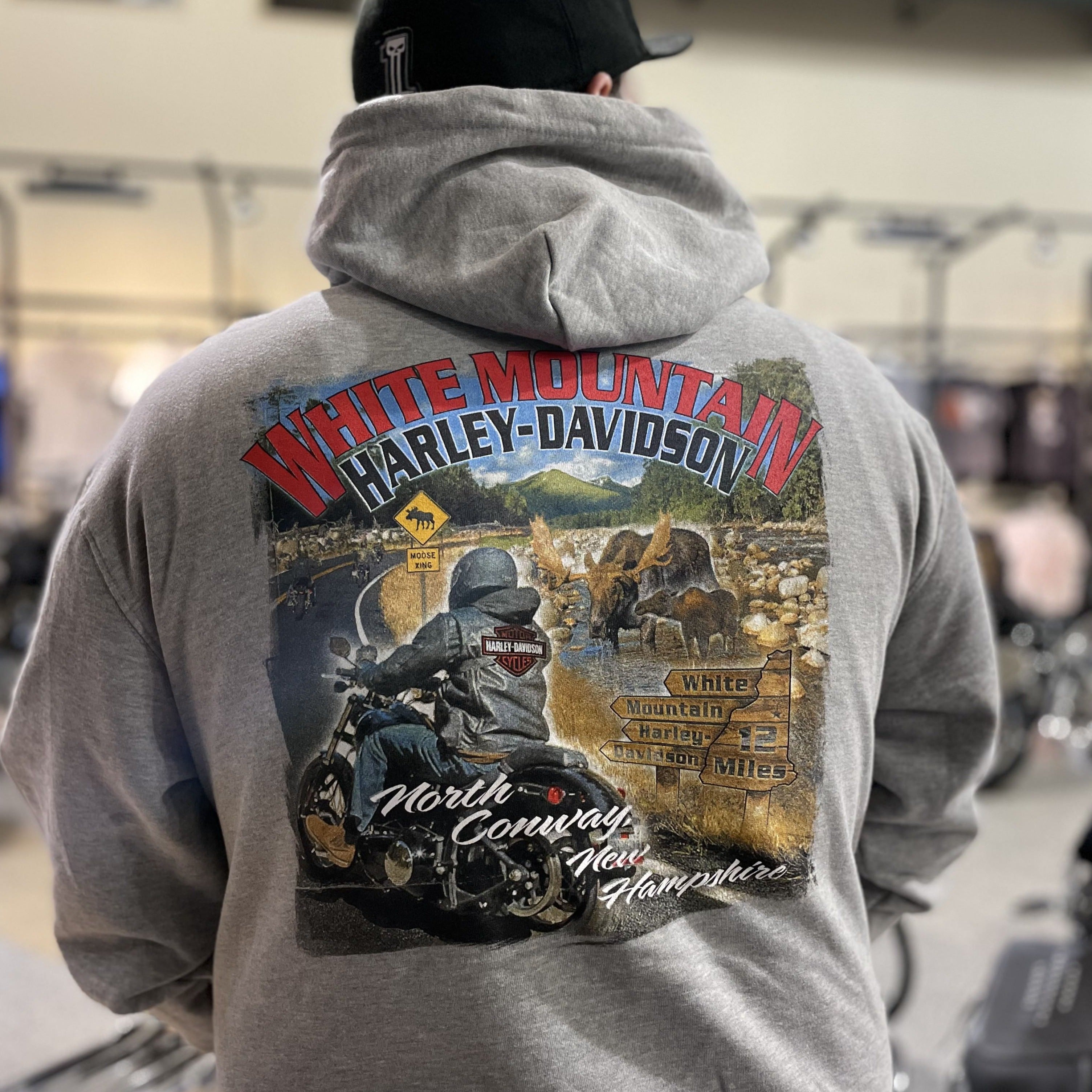 White harley sale davidson hoodie