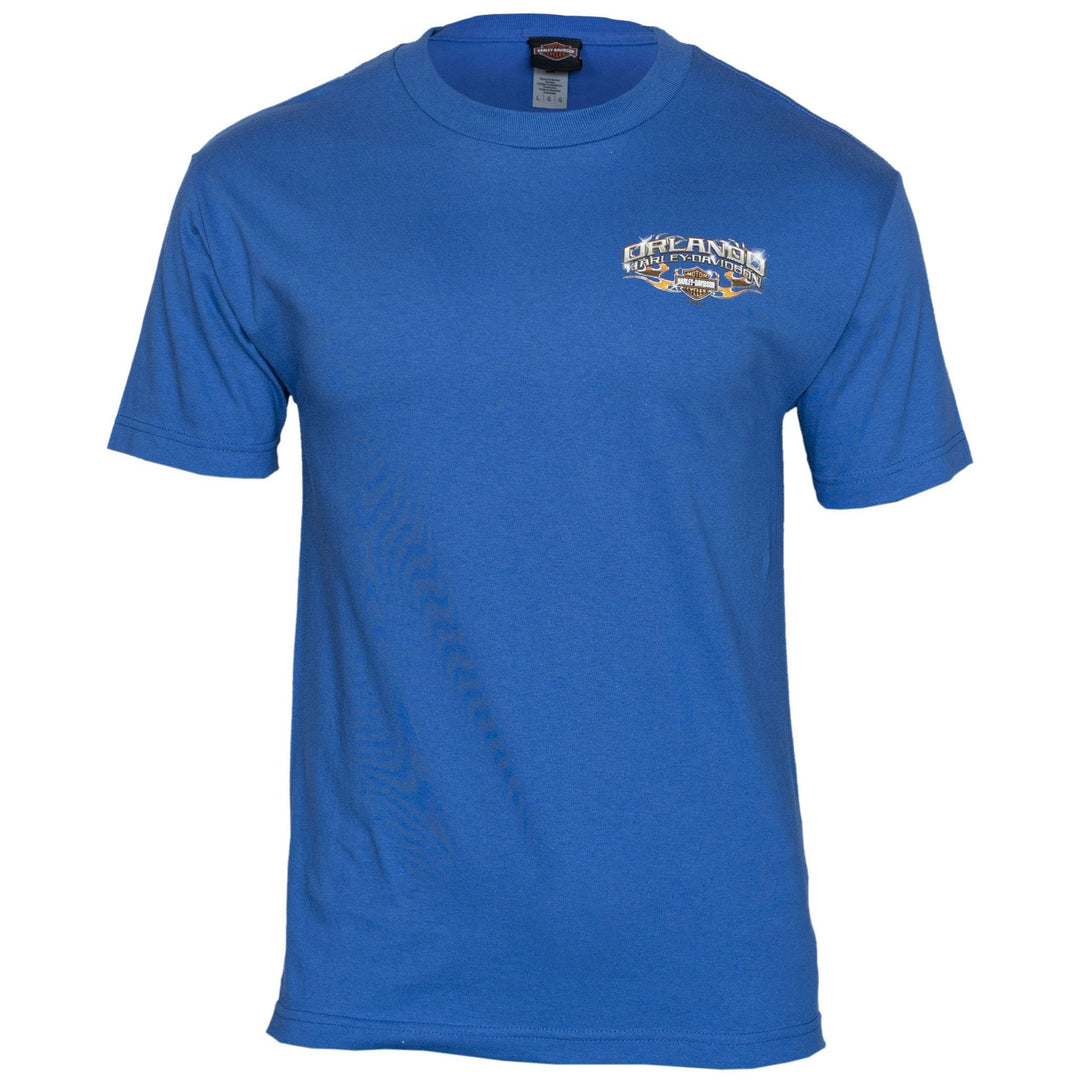 Orlando Chrome Pipes T-Shirt Blue