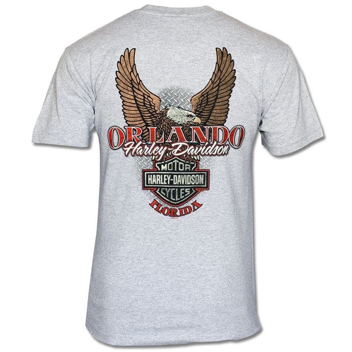 Orlando Traditional Eagle T-Shirt Gray