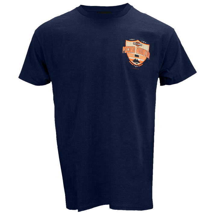 Pocono Mountain Crest T-Shirt Navy