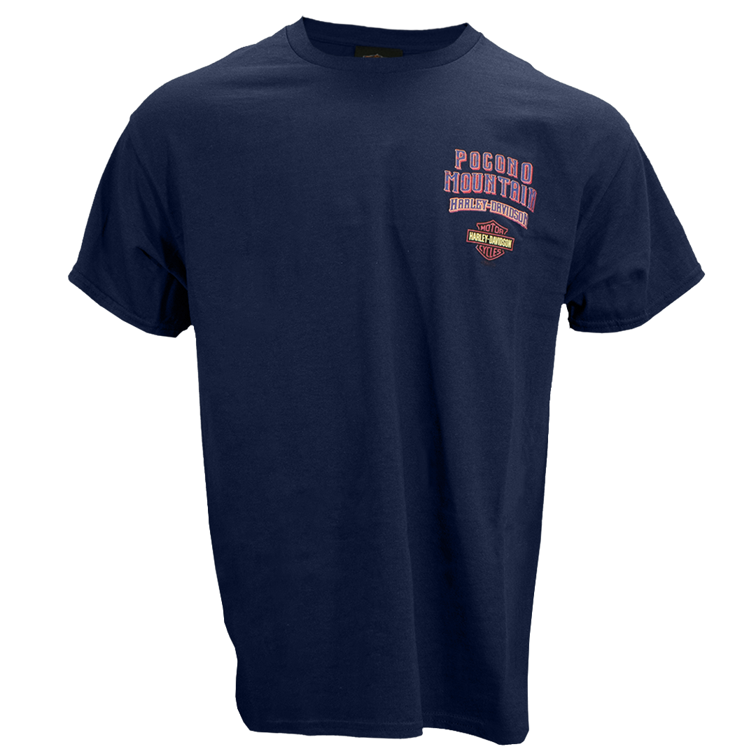 Pocono Mountain Soaring Eagle T-Shirt Navy