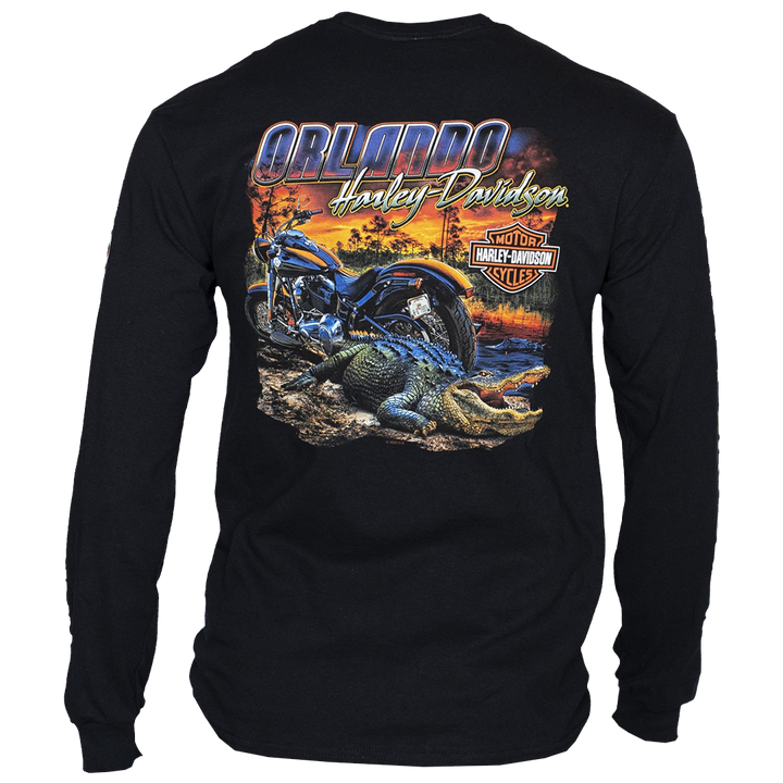 Orlando Sinister Gator Long Sleeve T-Shirt Black