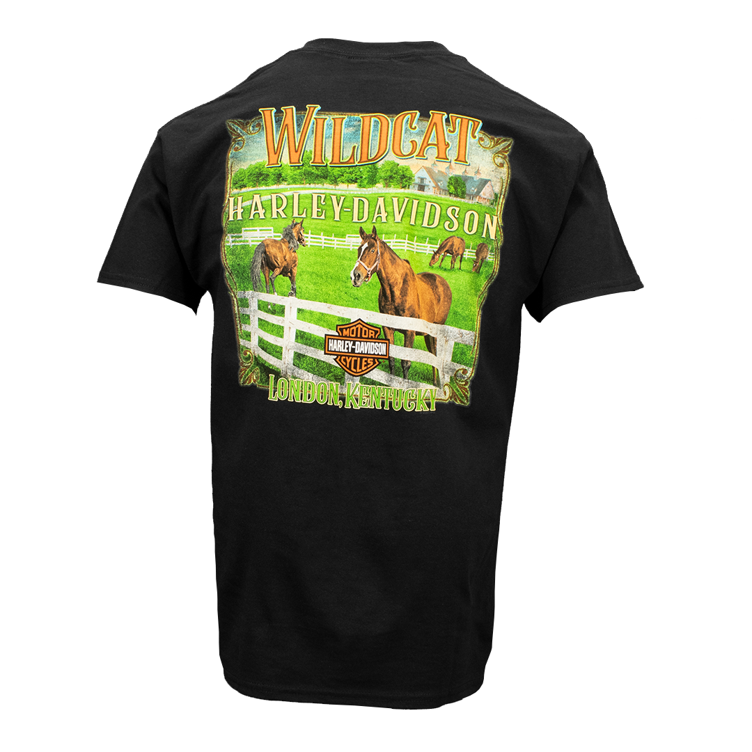 Wildcat Horses Men's Short Sleeve T-Shirt Black