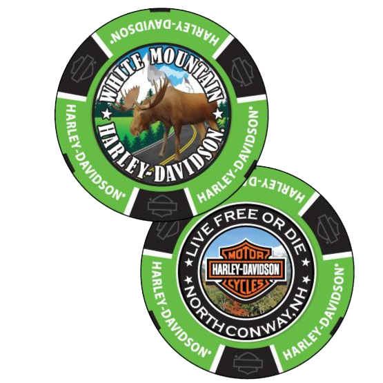 White Mountain Harley-Davidson Moose Poker Chip
